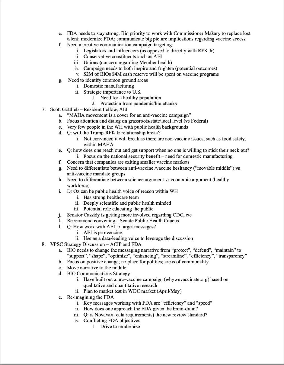 Third Page Bio Vaccine Policy Steering committee